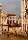 Canaletto Paintings - S. Francesco Della Vigna Church And Campo by Canaletto